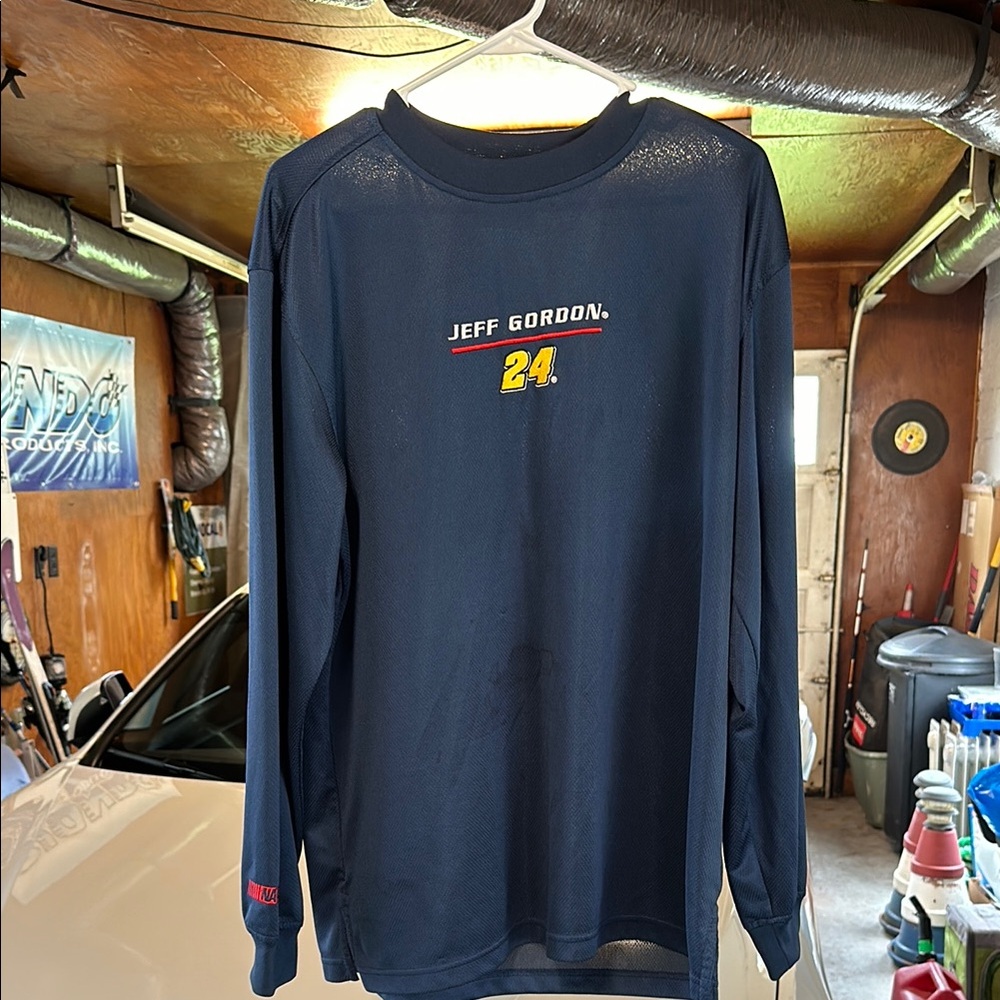Navy Long Sleeve Jeff Gordon Shirt